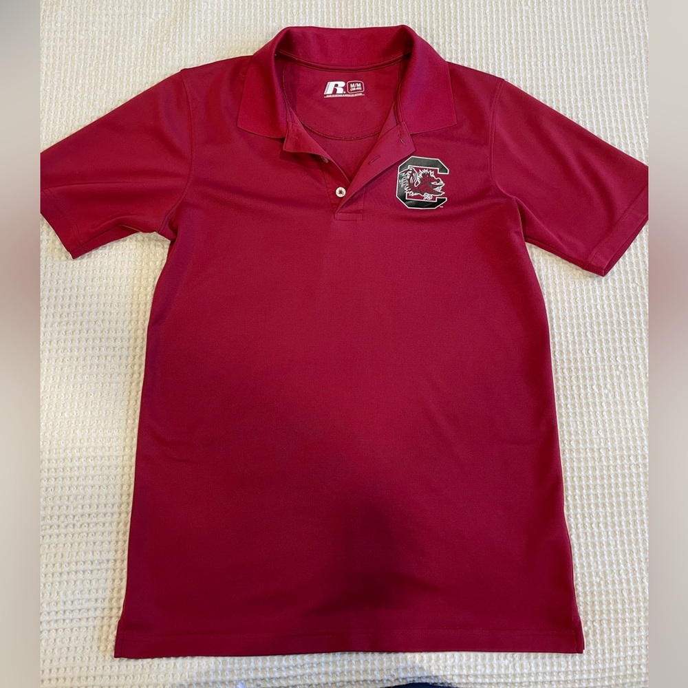 Excellent condition polo, USC Gamecocks. 100% polyester